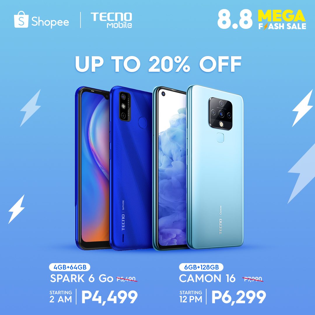 Great deals coming to TECNO Mobile online stores this 8.8
