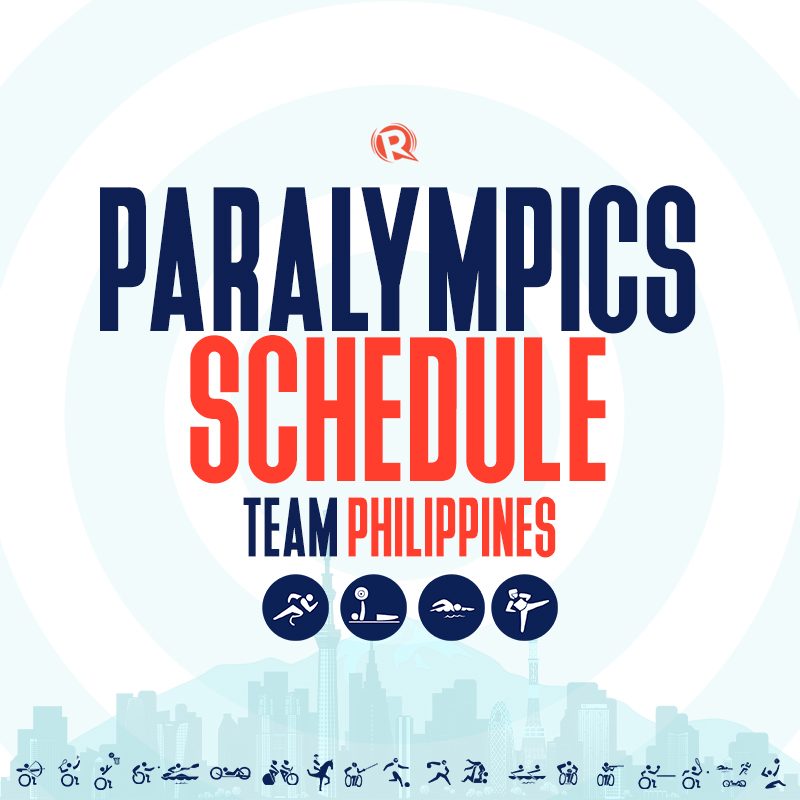 SCHEDULE: Philippine team at Tokyo Paralympics