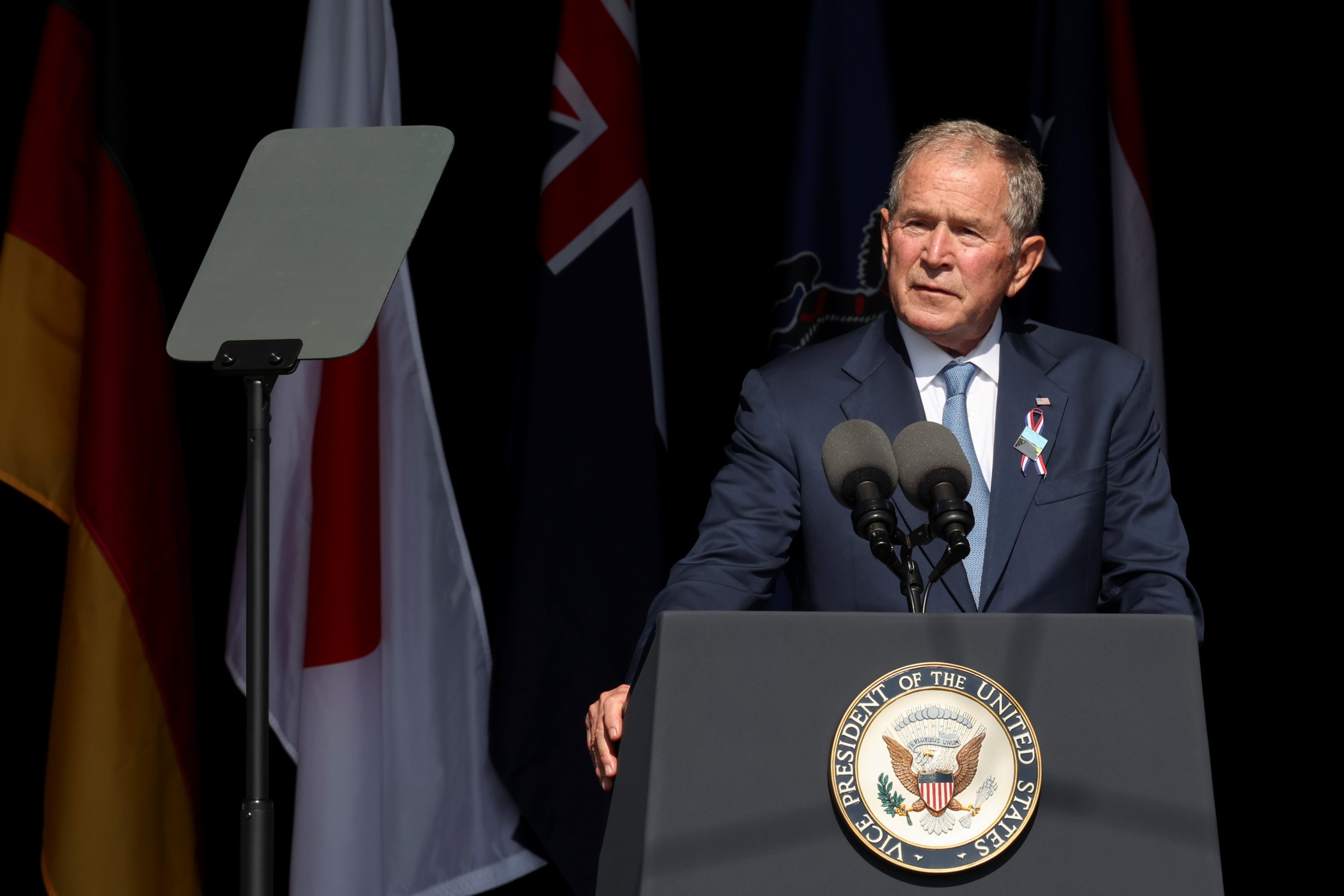 George W. Bush calls out threat of domestic terrorism on 9/11 anniversary
