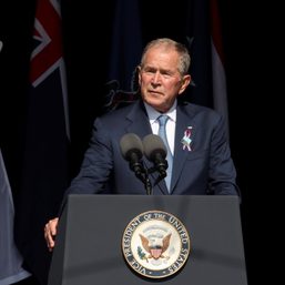 George W. Bush calls out threat of domestic terrorism on 9/11 anniversary