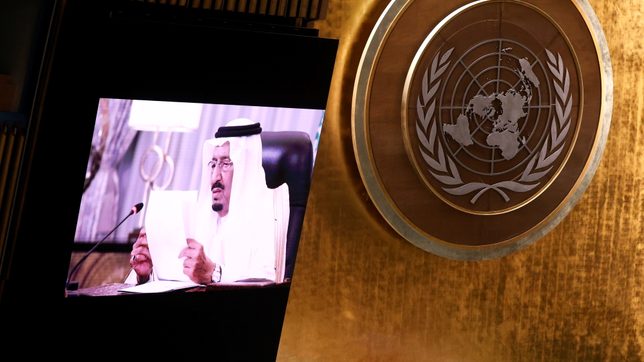 Saudi king tells UN kingdom supports efforts to prevent nuclear Iran
