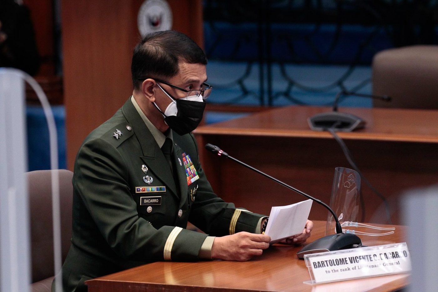 CA defers confirmation of Solcom chief Bacarro due to PMA hazing issue