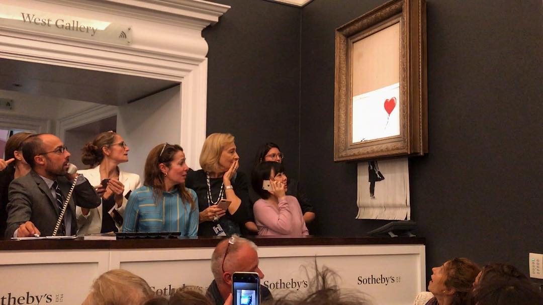 3 years on, shredded Banksy artwork returns to auction