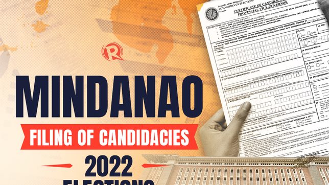 LIVE UPDATES: Filing of certificates of candidacy for local positions in Mindanao – 2022 PH elections