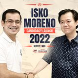 LIVESTREAM: Isko Moreno presidential candidacy launch