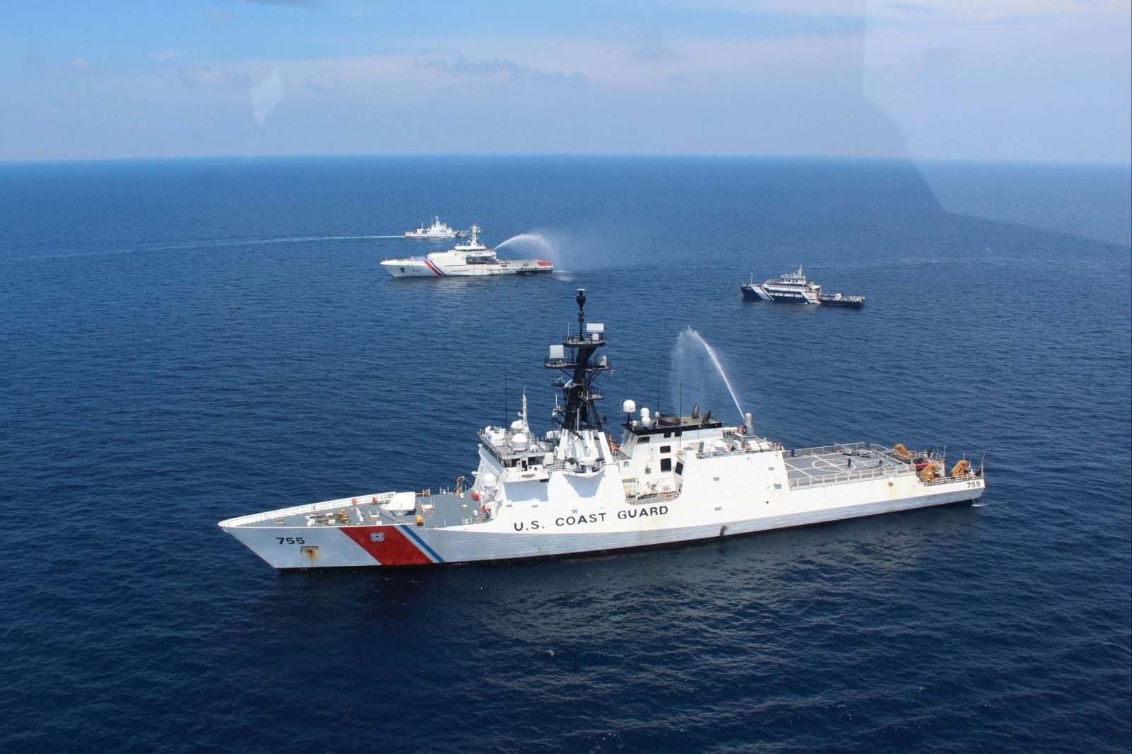WATCH: PH, US Coast Guard hold joint maritime exercise in Zambales