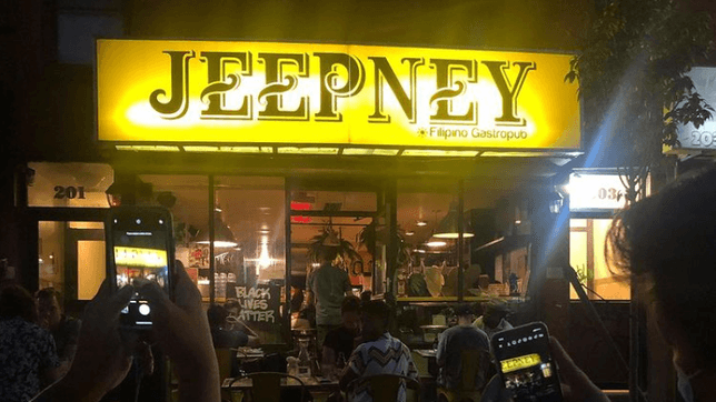 New York Filipino resto Jeepney to close down