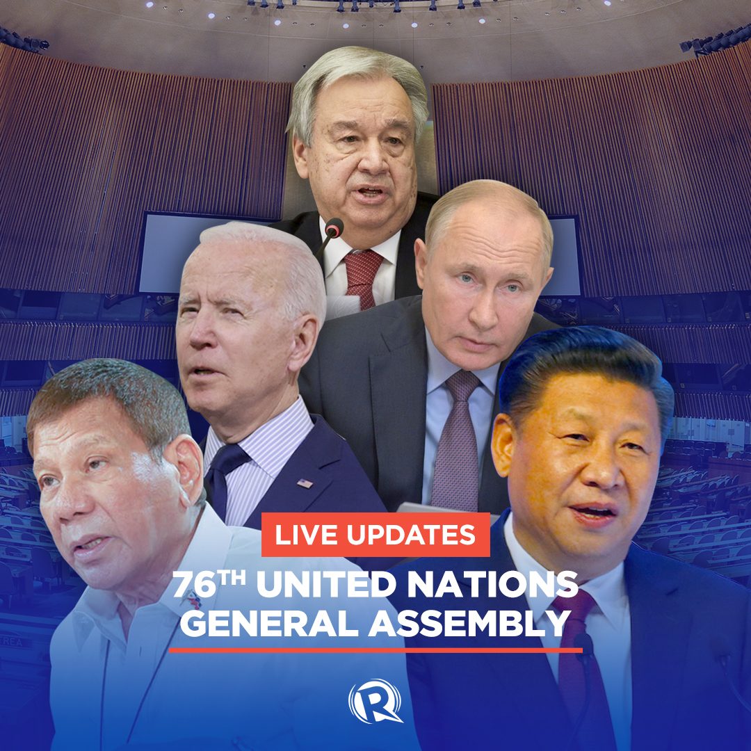 LIVE UPDATES: United Nations General Assembly 2021