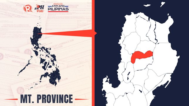 LIST: Who is running in Mountain Province in the 2022 Philippine elections?