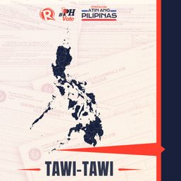 LIST: Who is running in Tawi-Tawi in the 2022 Philippine elections?