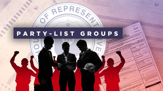 LIST: Which party-list groups are running in the 2022 Philippine elections?