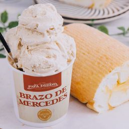 Time to pig out! Try Ate Rica’s Bacsilog bacon and cheese ice cream