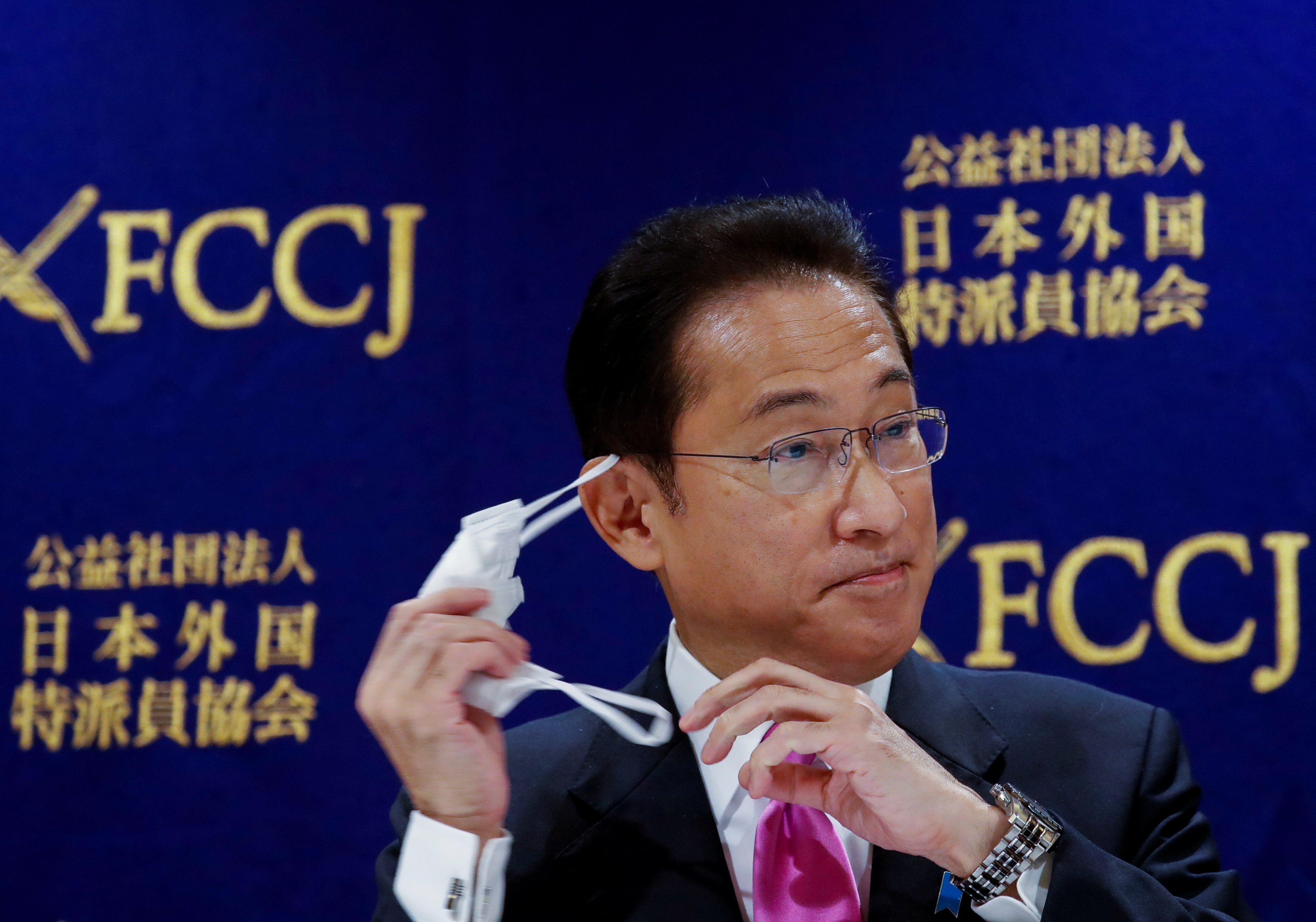 Japan PM contender Kishida aims to boost security with China in mind