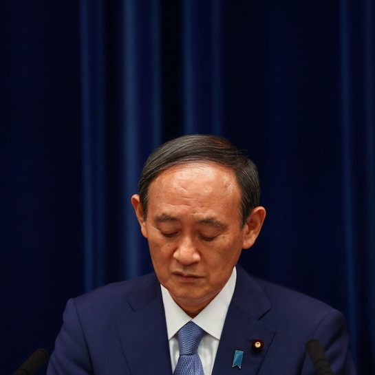 Struggling Japan PM Suga steps down, setting stage for new leader