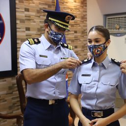 LOOK: Julia Barretto joins Philippine Coast Guard Auxiliary