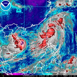 Typhoon Kiko slightly weakens after Batanes landfall