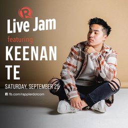[WATCH] Rappler Live Jam: Keenan Te