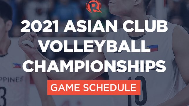 SCHEDULE: Philippines in  2021 Asian Club Volleyball Championships