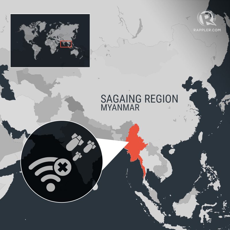 Myanmar air strikes reported in battle, internet cut in more areas