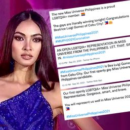 ‘The gays are winning’: Filipinos celebrate Beatrice Luigi Gomez’s Miss Universe PH 2021 win