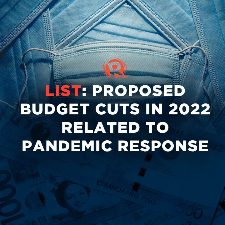 LIST: Proposed budget cuts in 2022 related to pandemic response