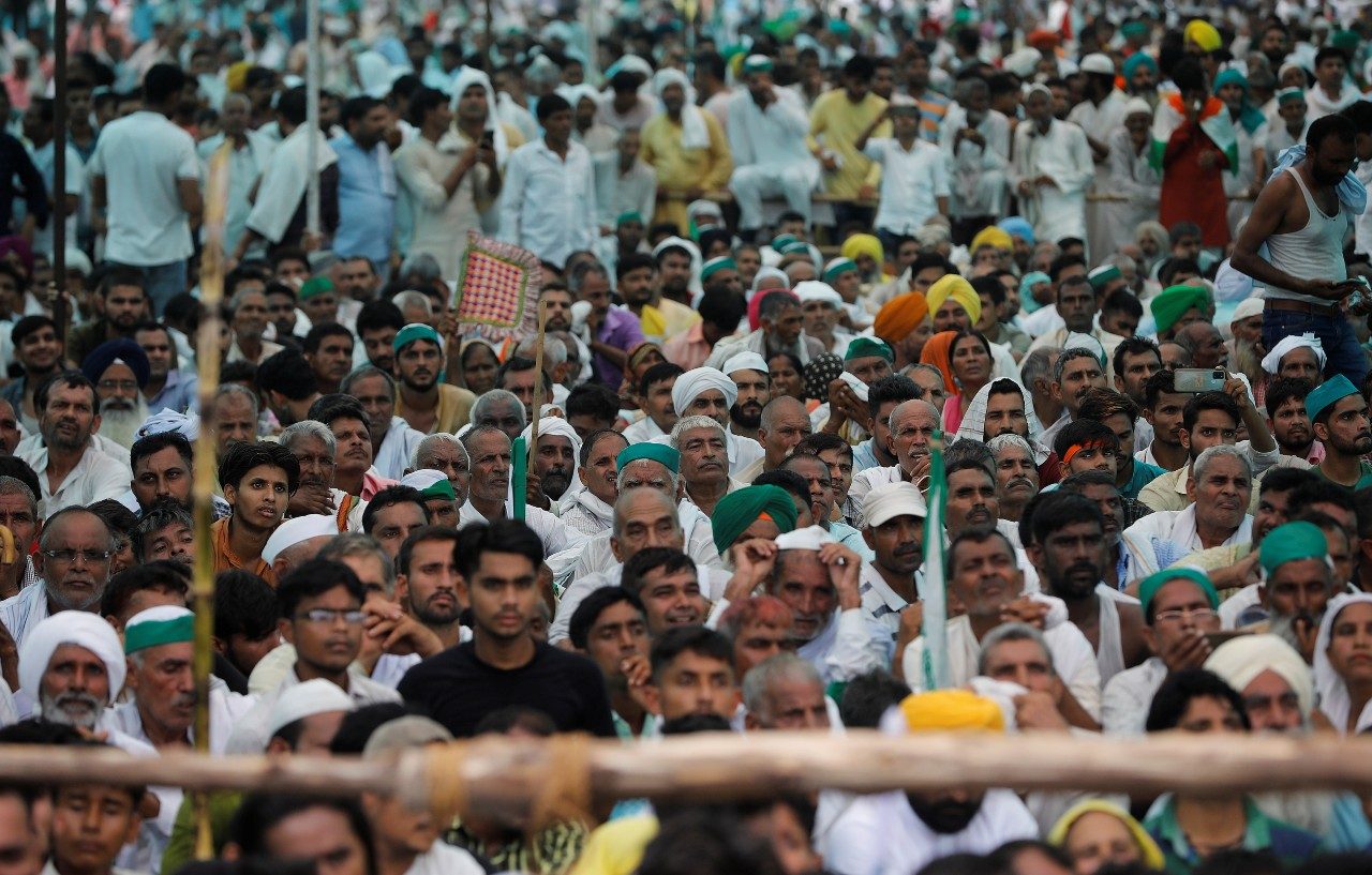 Over 500,000 Indian farmers rally against farm laws