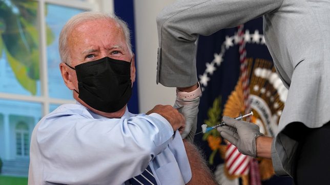 Biden gets COVID-19 booster shot as additional doses roll out