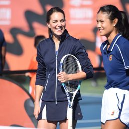 British royal Kate meets new queen of tennis Raducanu