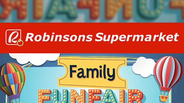 Get a chance to win P25,000 worth of groceries at Robinsons Supermarket’s Family Fun Fair