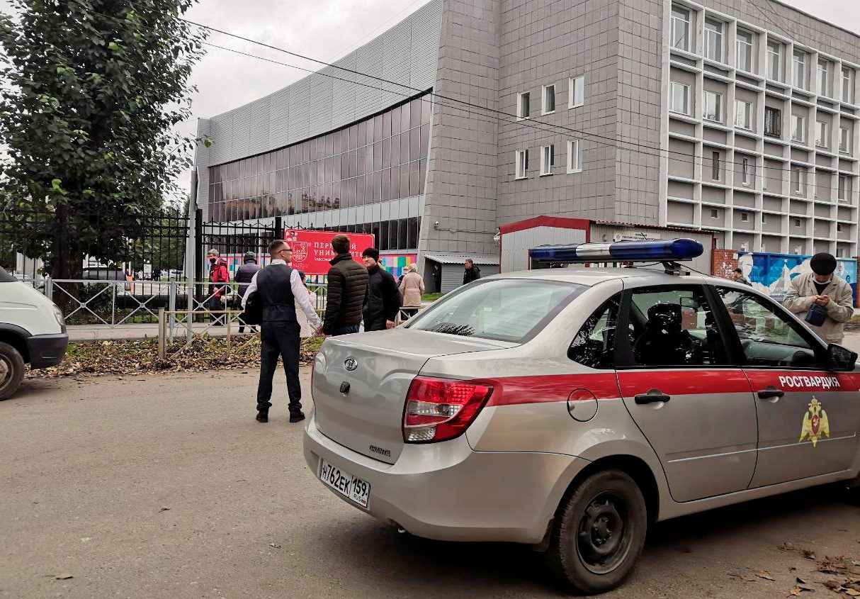 At least 6 killed in Russian university shooting, gunman in hospital