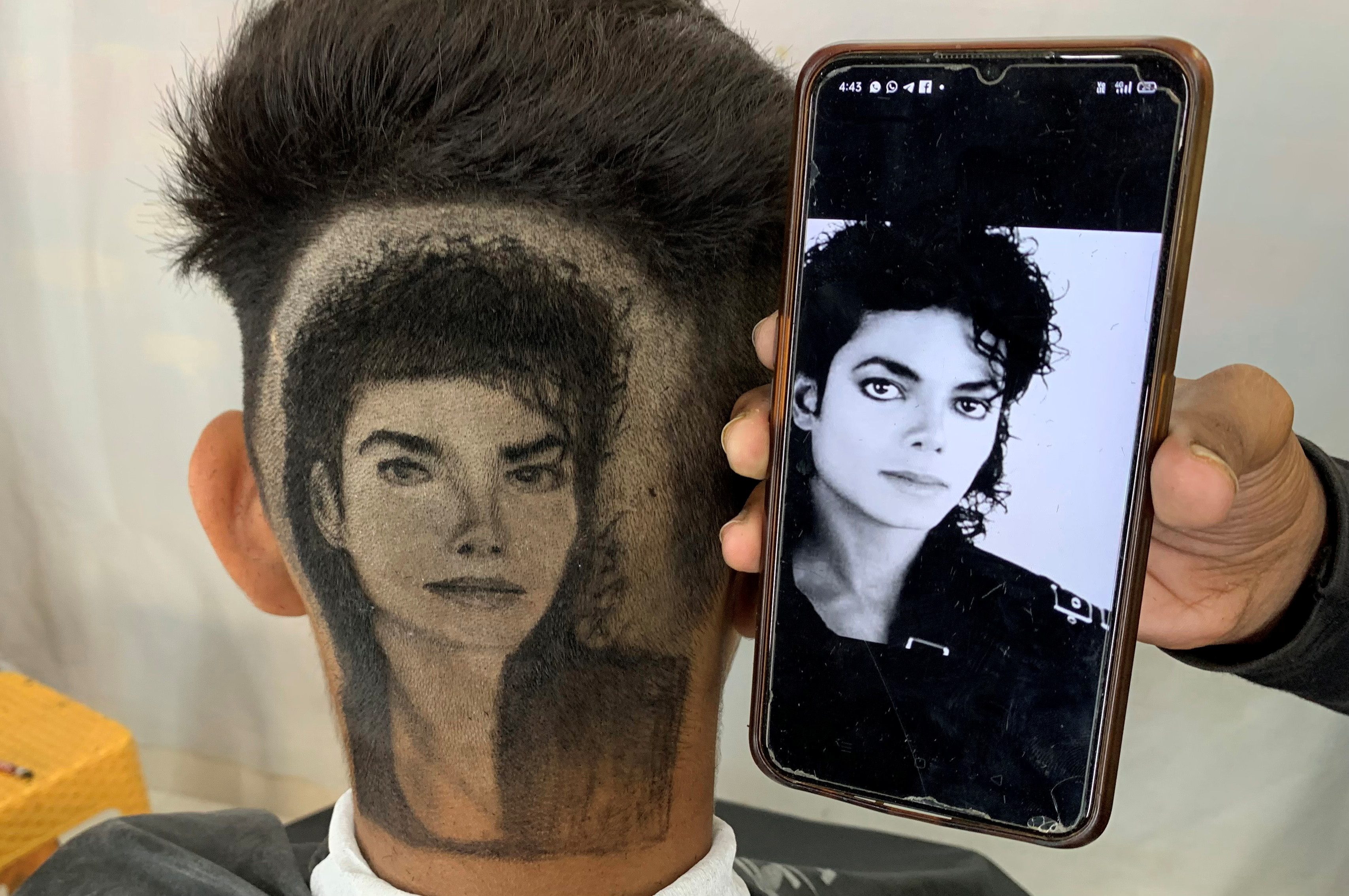 Indian barber siblings turn heads into art with unusual haircuts