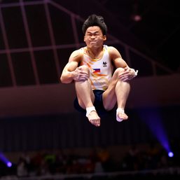 No vault title repeat for Carlos Yulo in Baku World Cup