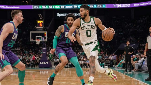 Jayson Tatum drops 41 points, propels Celtics over Hornets in OT