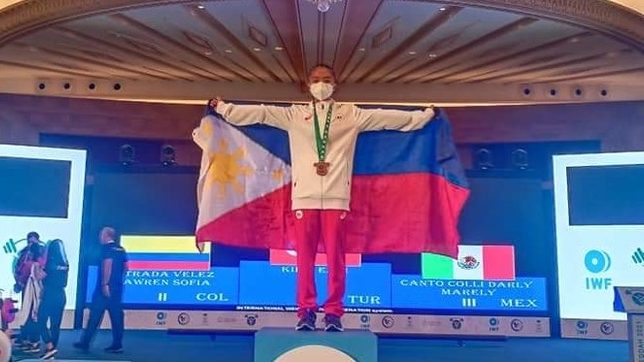 14-year-old weightlifter Jeaneth Hipolito bags bronze in world youth tourney