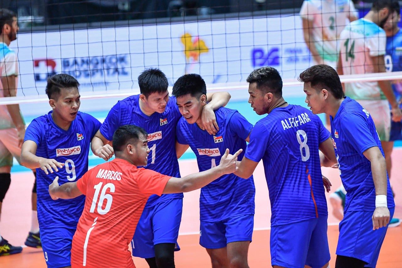Uzbeks rally to defeat Rebisco in 2021 Asian Club Volleyball