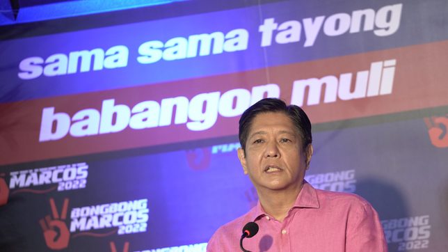 Dictator’s son Bongbong Marcos to run for president in 2022