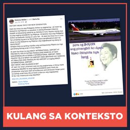 KULANG SA KONTEKSTO: Ibinenta ni Cory Aquino ang PAL kay Lucio Tan
