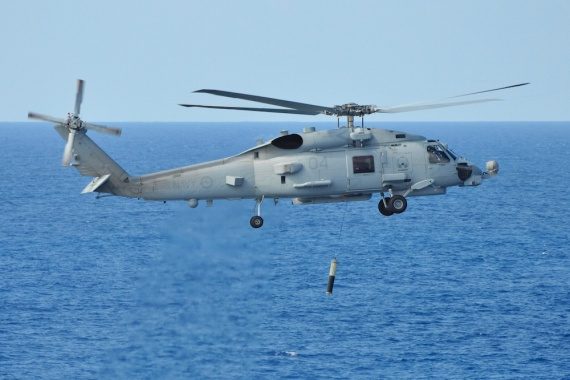 Australian military helicopter crashes in Philippine Sea