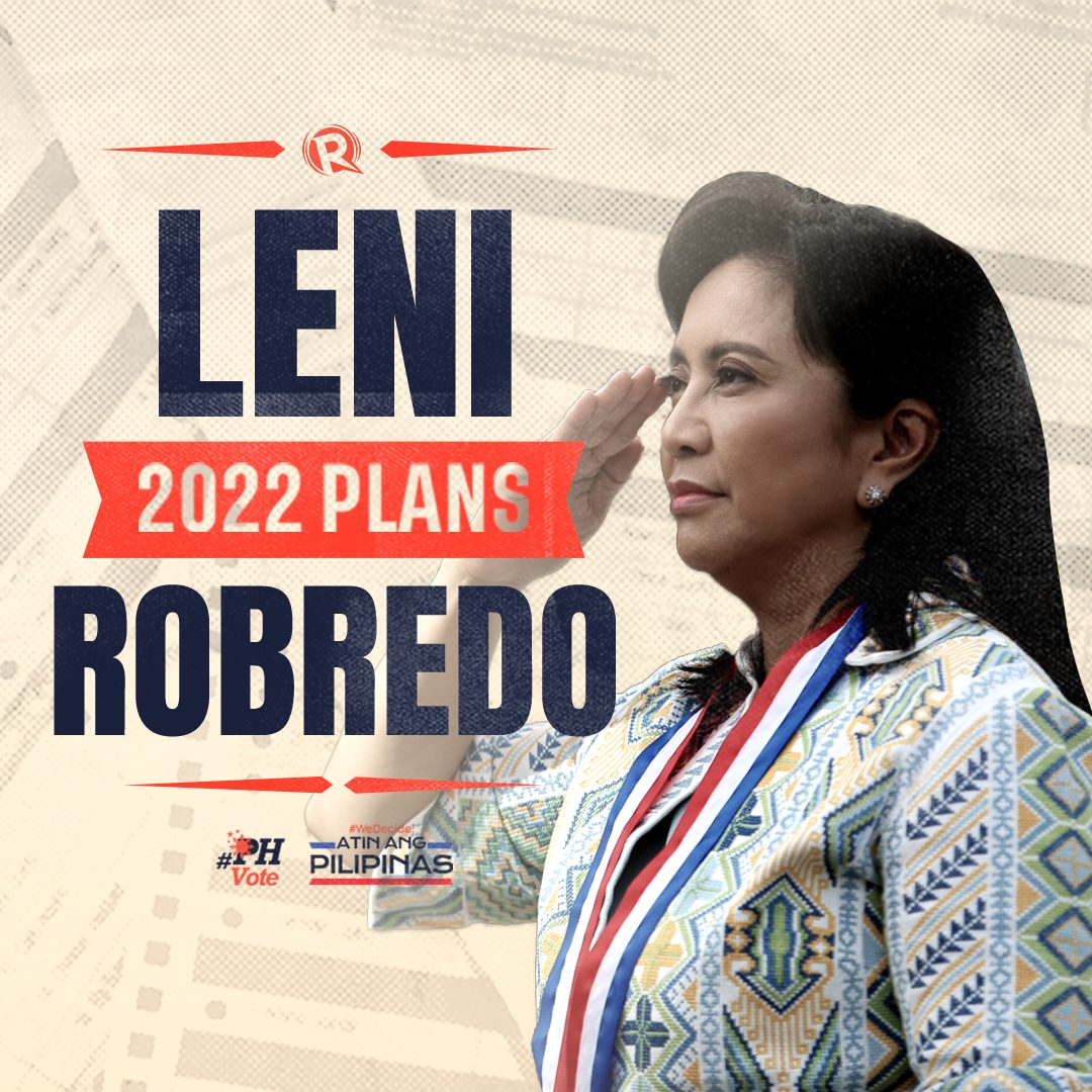 LIVE UPDATES: Leni Robredo’s plans for 2022 Philippine elections