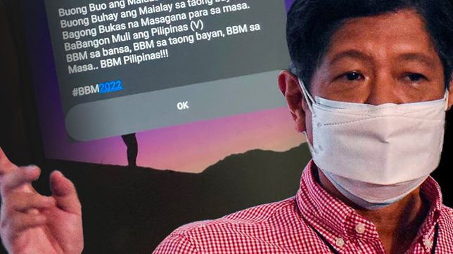 Disaster alert on COC filing day? No, it’s a Bongbong Marcos ad