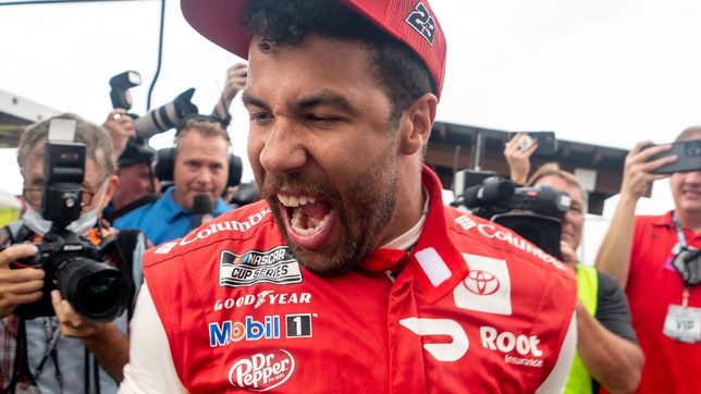 Bubba Wallace becomes first Black driver to win NASCAR race since 1963