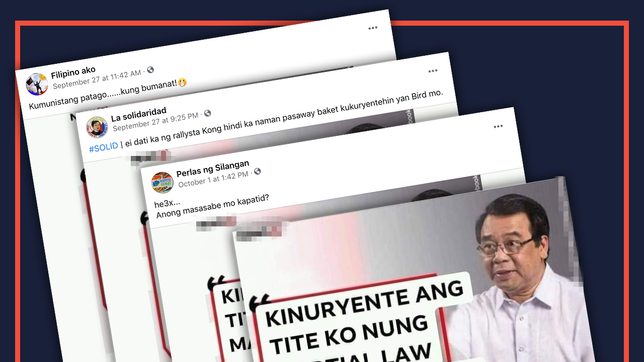 FALSE: Colmenares says he’s angry at Marcos because he was electrocuted during Martial Law
