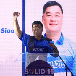 Congressman Siao runs for Iligan mayor against vice mayor-priest