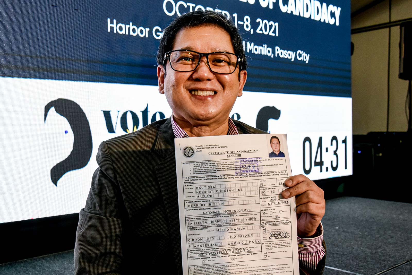 Herbert Bautista enters Magic 12 in February Pulse Asia survey