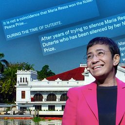 Why is Malacañang silent over Maria Ressa’s historic Nobel Prize? Netizens offer answers