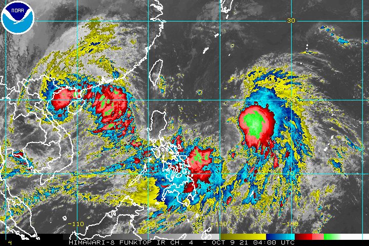Tropical Storm Maring maintains strength while Tropical Depression Nando weakens
