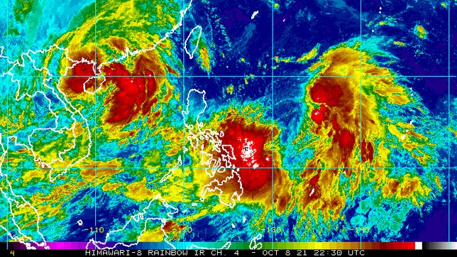 Merger possible as Tropical Storm Maring, Tropical Depression Nando interact