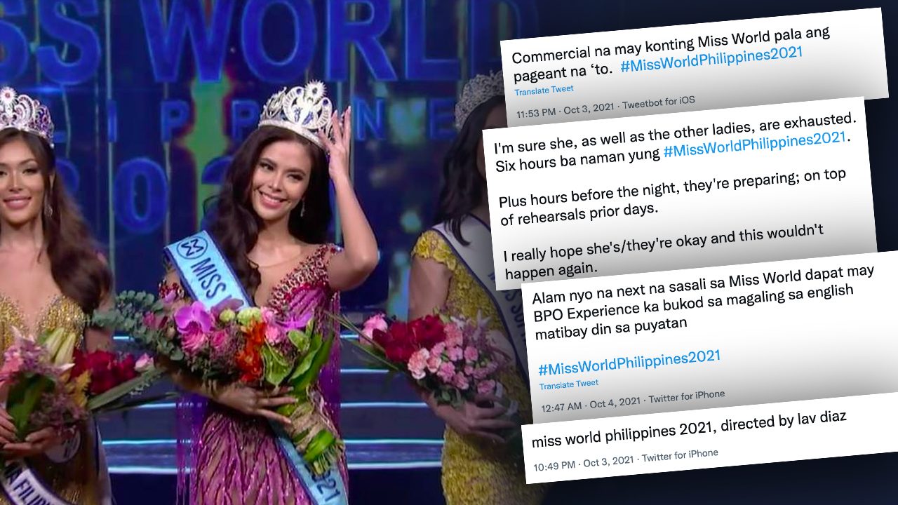 Over 6 hours long, Miss World Philippines 2021 coronation night tests fans’ patience