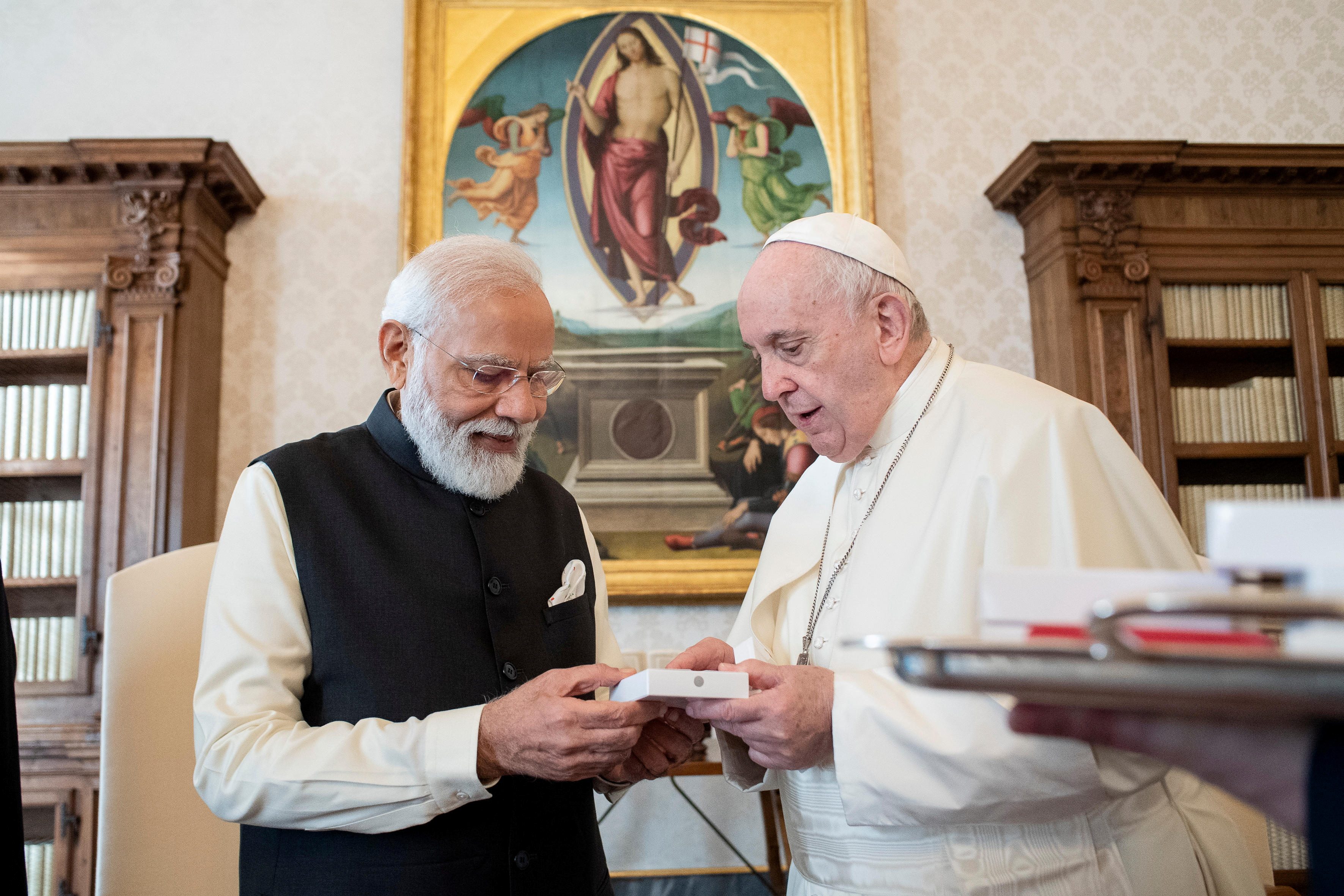 pope visit to india