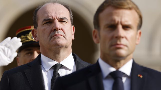 French PM, paying tribute to slain teacher, says France will defend its values